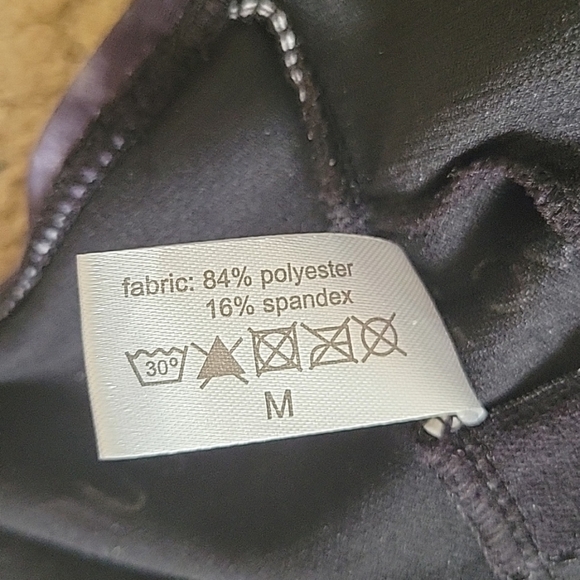 Rad Swim Allie Tie Dye Zipper Tankini Top - Size Medium - Picture 8 of 9